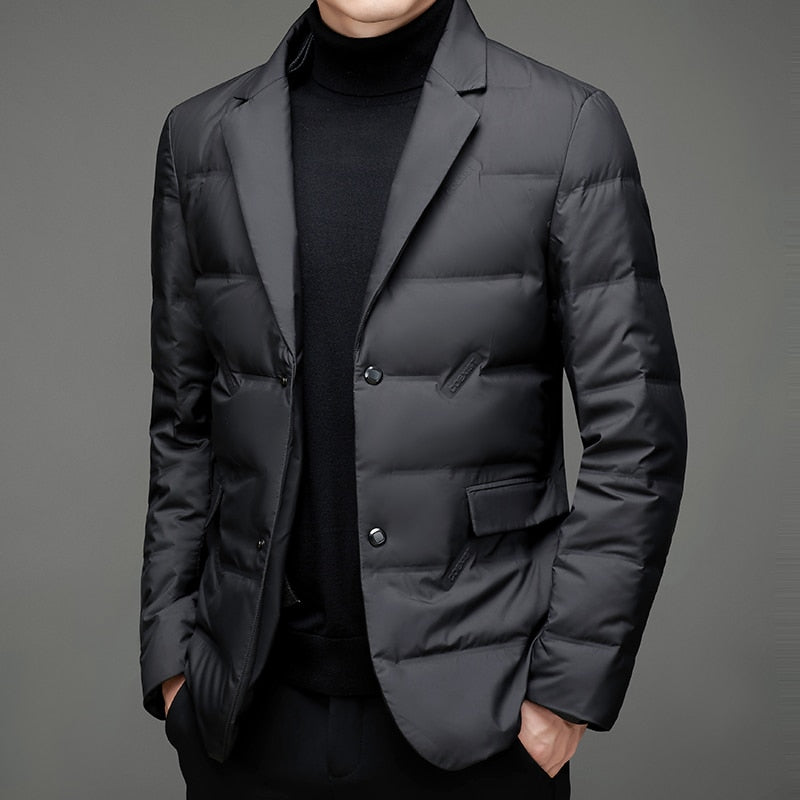 Blazer Nova™ | Men's Puffer Blazer Jacket | Tailored Fit, Quilted Insulation & Water-Resistant Design