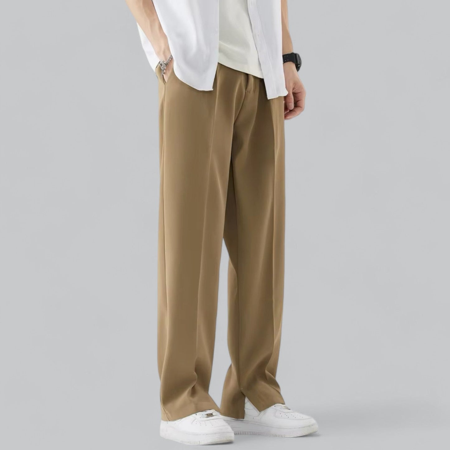 Men's Straight Wide Leg Pants | Comfortable Fit, Durable Fabric, Versatile Casual Style