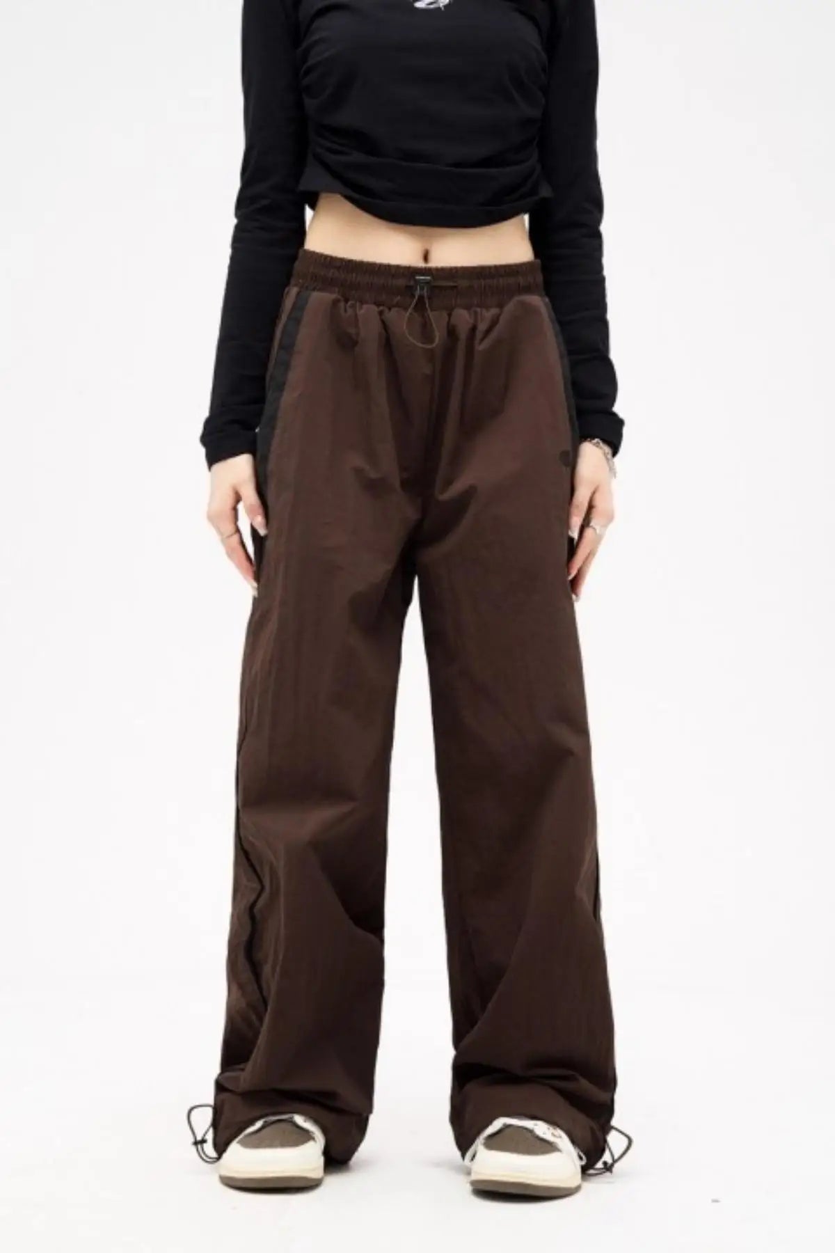Cargo Breeze™ | Women's Wide Leg Cargo Pants | Elastic Waist, Drawstring Design, Y2K Style, Comfortable Fit