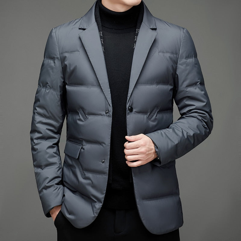 Blazer Nova™ | Men's Puffer Blazer Jacket | Tailored Fit, Quilted Insulation & Water-Resistant Design