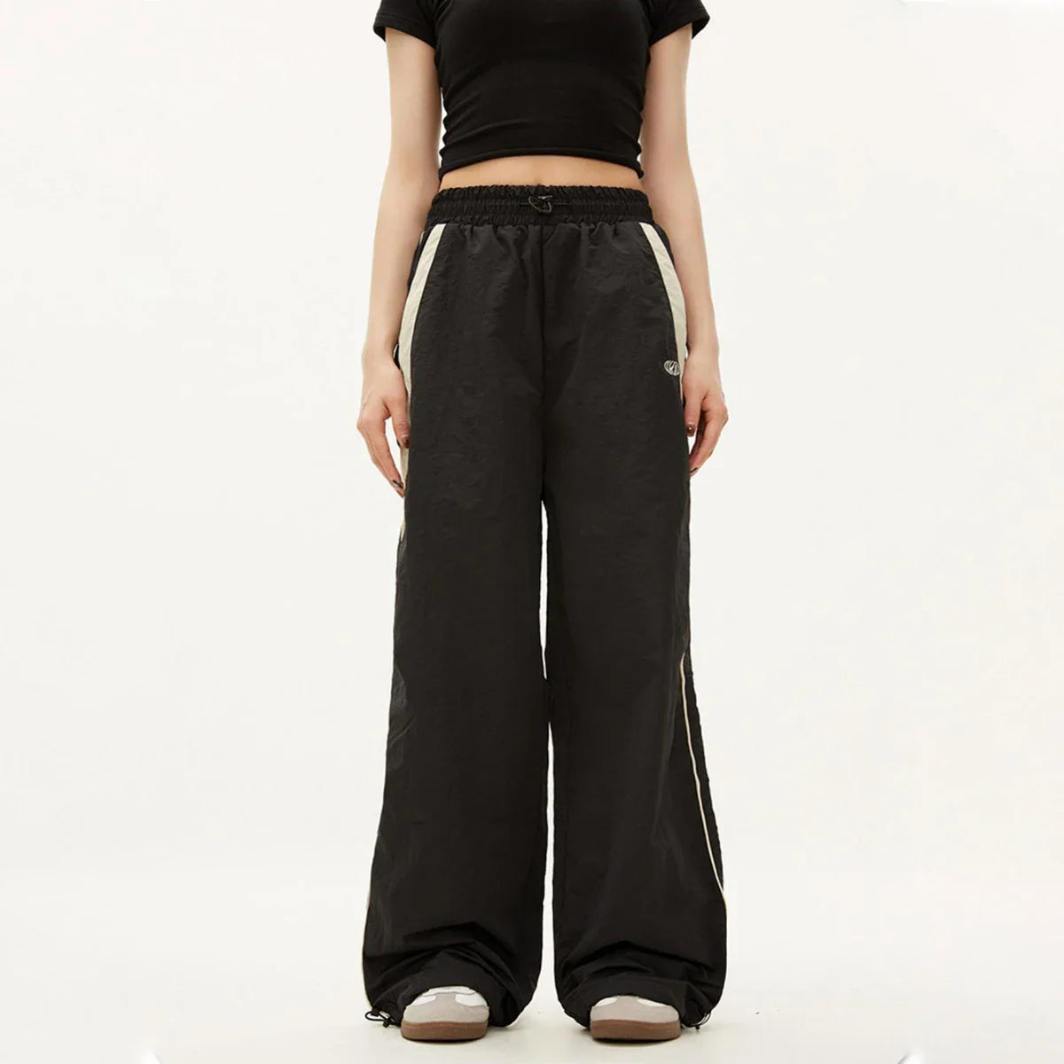 Cargo Breeze™ | Women's Wide Leg Cargo Pants | Elastic Waist, Drawstring Design, Y2K Style, Comfortable Fit