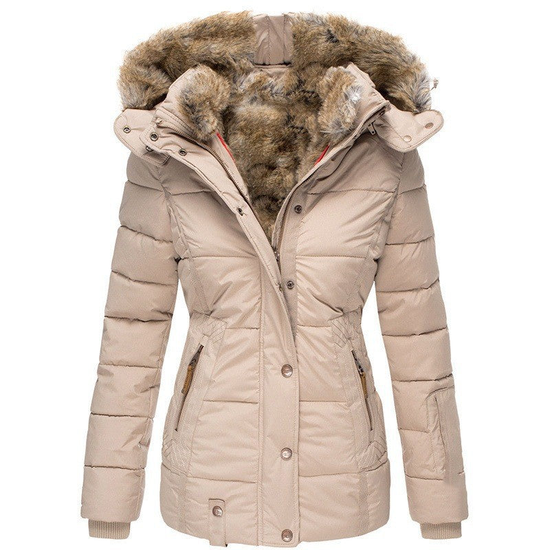 CozyChic™ | Women's Casual Warm Coat | Faux Fur Collar, Soft Fabric & Comfortable Fit