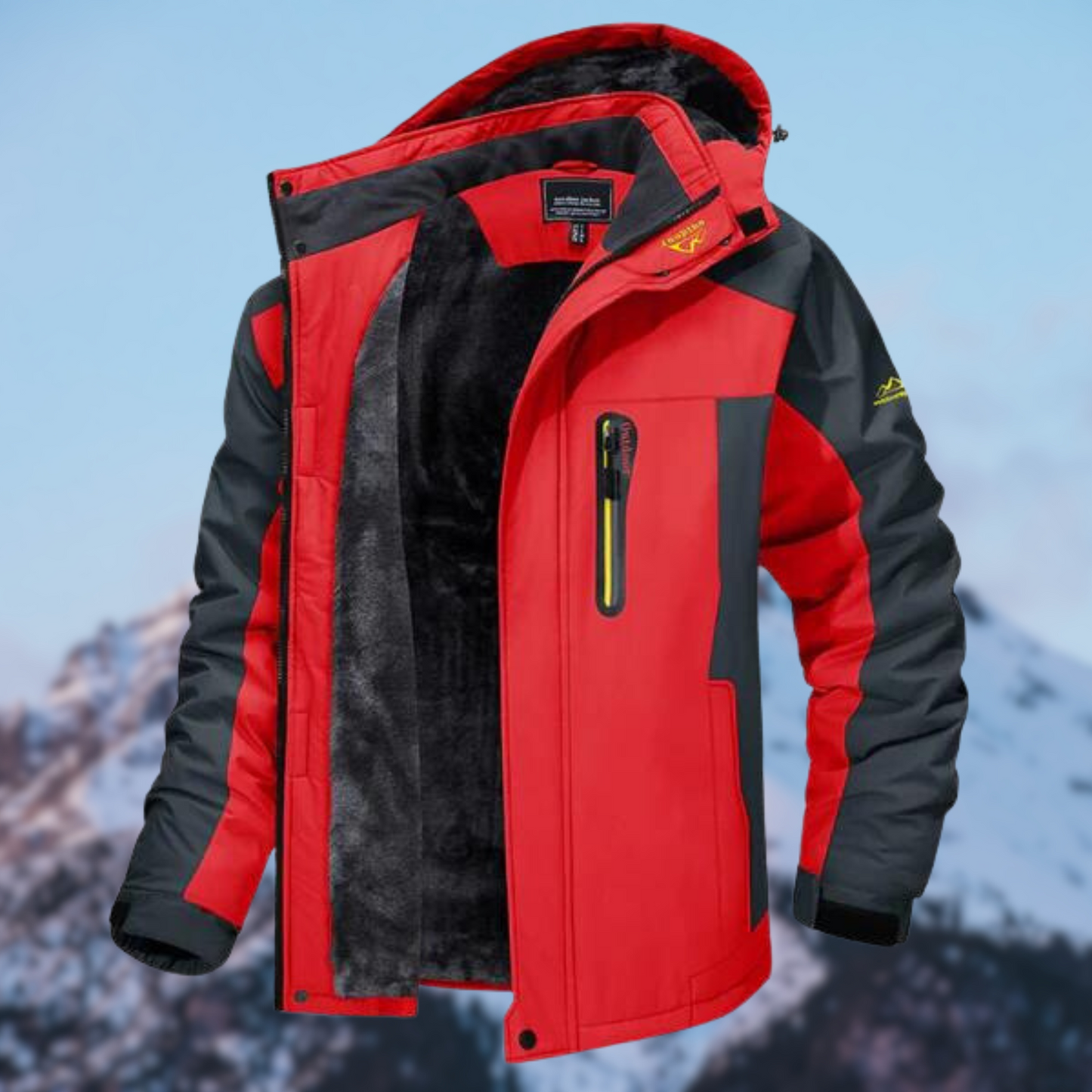 AquaGuard™ | Men's Waterproof Jacket | Hooded Design, Breathable Fabric & Lightweight Construction
