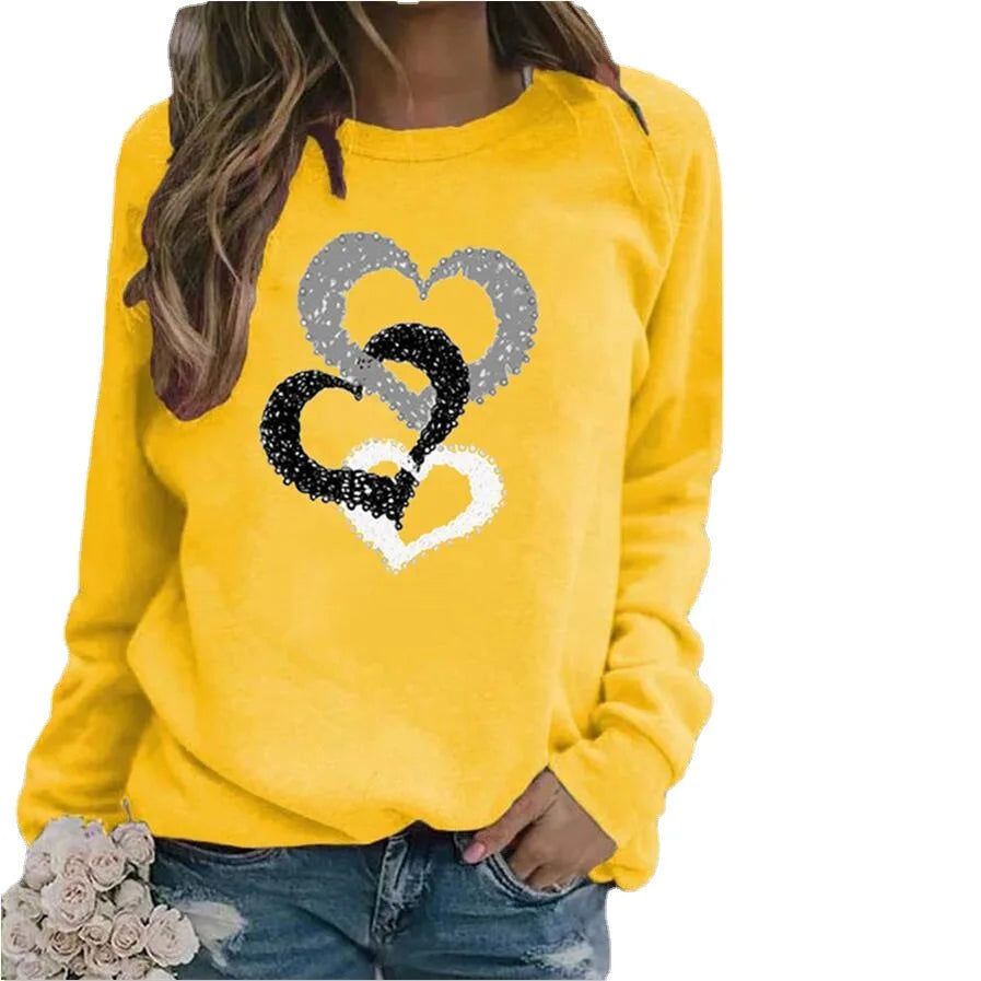 Hoodie Clara™ | Women's Casual Hoodie | Round Neck, Santa Claus Print, Cozy Streetwear for Autumn & Winter