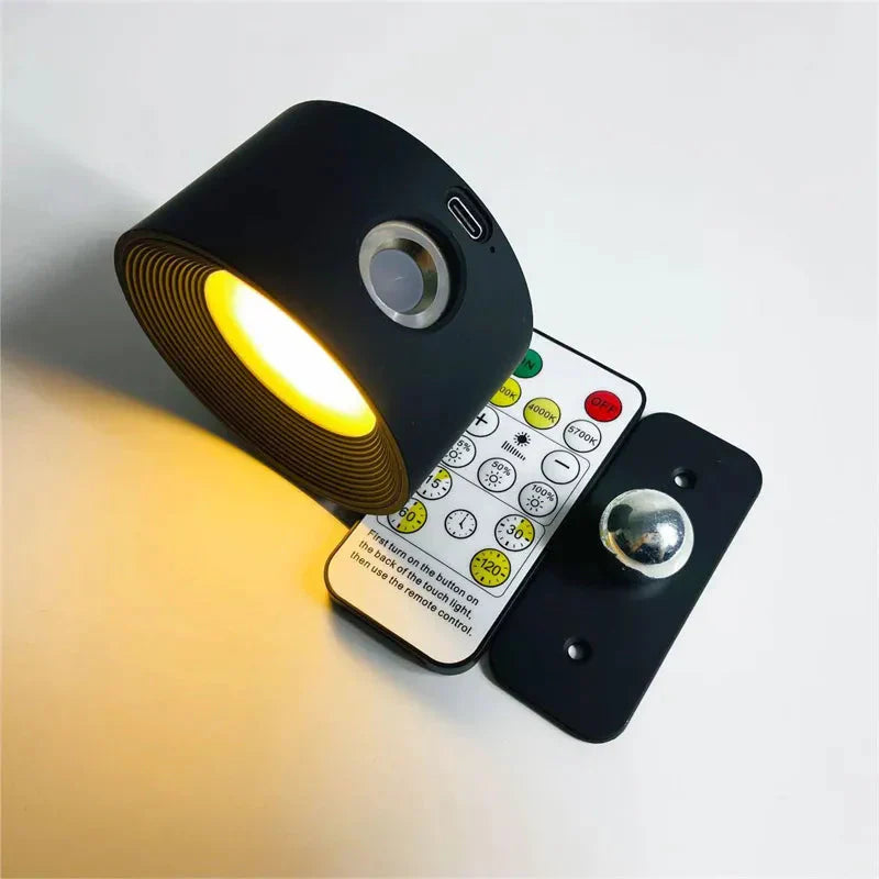 Cordless Wall Lamp - Battery Operated LED Light Fixture for Indoor & Outdoor Use
