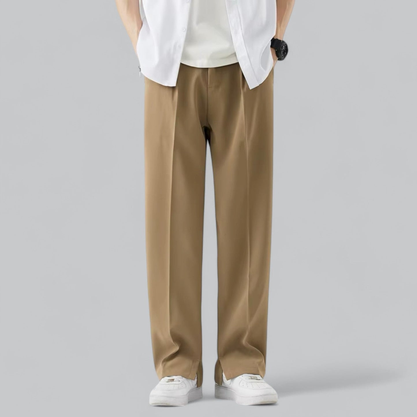 Men's Straight Wide Leg Pants | Comfortable Fit, Durable Fabric, Versatile Casual Style