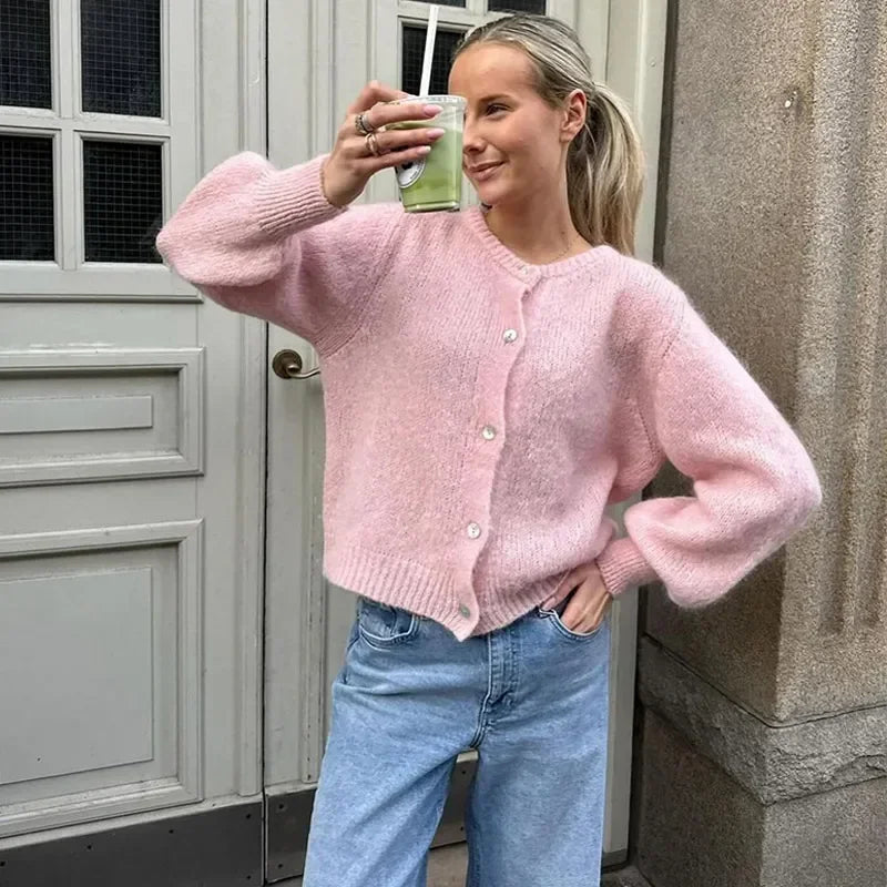 Cardigan Elise™ | Women's Lightweight Cardigan | Soft Knit, Open Front Design & Versatile Layering Option