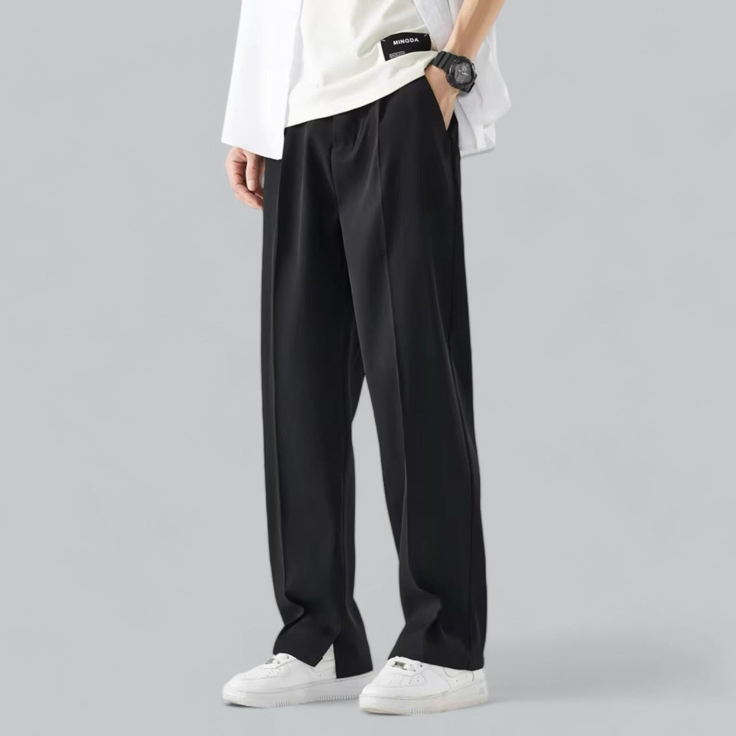 Men's Straight Wide Leg Pants | Comfortable Fit, Durable Fabric, Versatile Casual Style