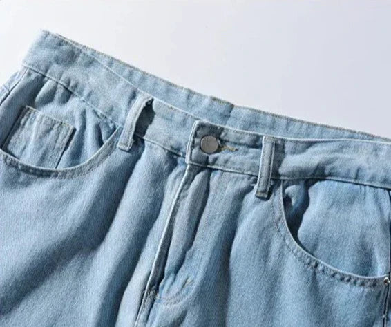 DenimCraft™ | Men's Straight Leg Denim Jeans | Relaxed Fit, Durable Fabric for Everyday Wear