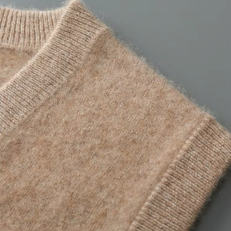 Classic Cashmere V-Neck Sweater Vest | Knitted Pullover for Men | Soft, Lightweight, and Warm Layering Option