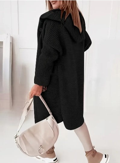 Cardigan Livia™ | Women's Loose Hooded Cardigan | Long Sleeves, Soft Fabric, Relaxed Fit