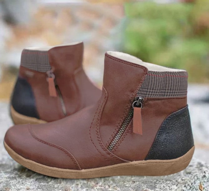 OrthoGuard™ | Men's Waterproof Leather Boots | Orthopedic Support, Durable Construction & Slip-Resistant Sole