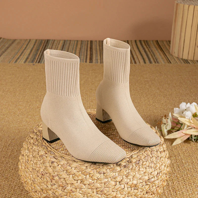High Heel Luxe™ | Women's High Heel Boots | Faux Leather, Pointed Toe Design & Comfortable Fit