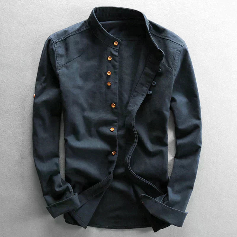Katana Luxe™ | Men's Casual Button-Up Shirt | Lightweight Cotton, Modern Fit & Breathable Design