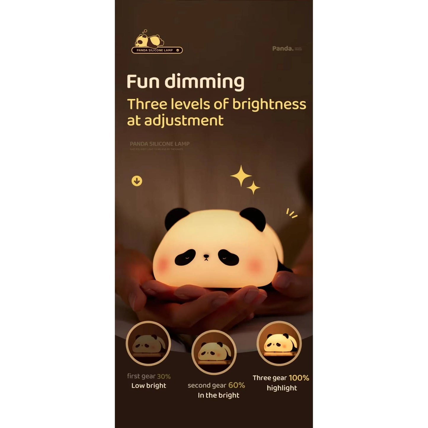 LED Silicone Night Light - Cute Animal Shape for Kids' Bedroom, Nursery, and Playroom Decor