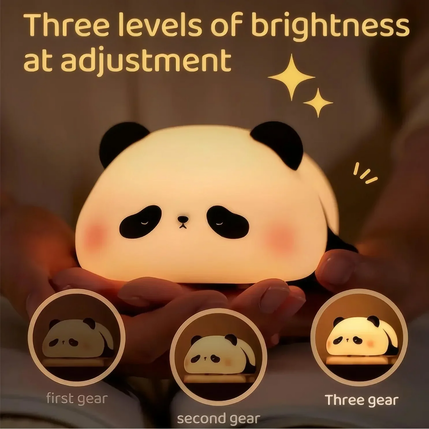 LED Silicone Night Light - Cute Animal Shape for Kids' Bedroom, Nursery, and Playroom Decor