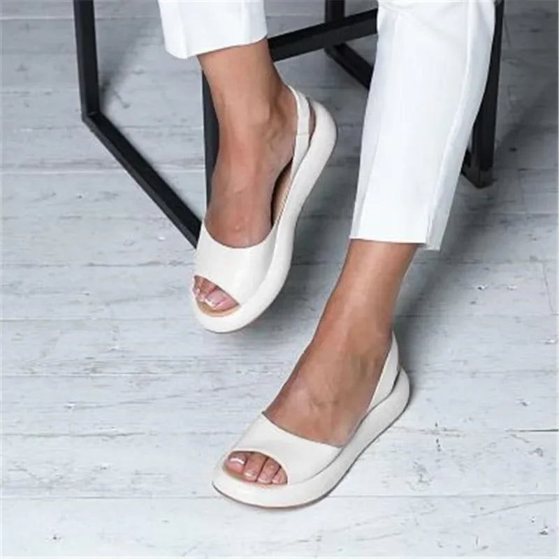 OrthoWave™ | Women's Orthopedic Summer Sandals | Breathable Design, Adjustable Straps & Arch Support