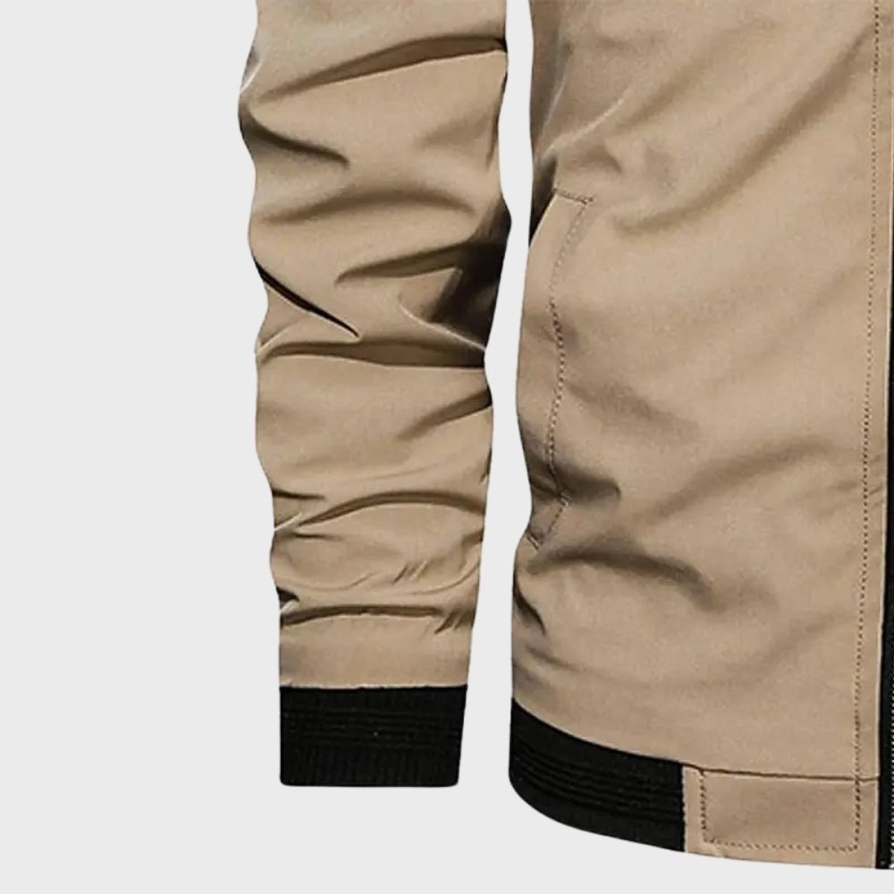 AeroShield™ | Men's All-Season Bomber Jacket | Lightweight, Breathable Fabric & Casual Style