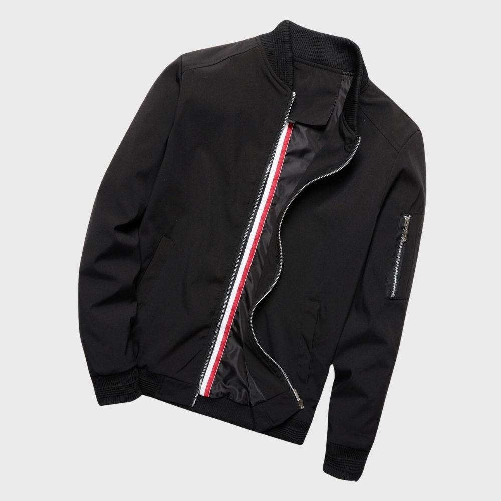 AeroShield™ | Men's All-Season Bomber Jacket | Lightweight, Breathable Fabric & Casual Style