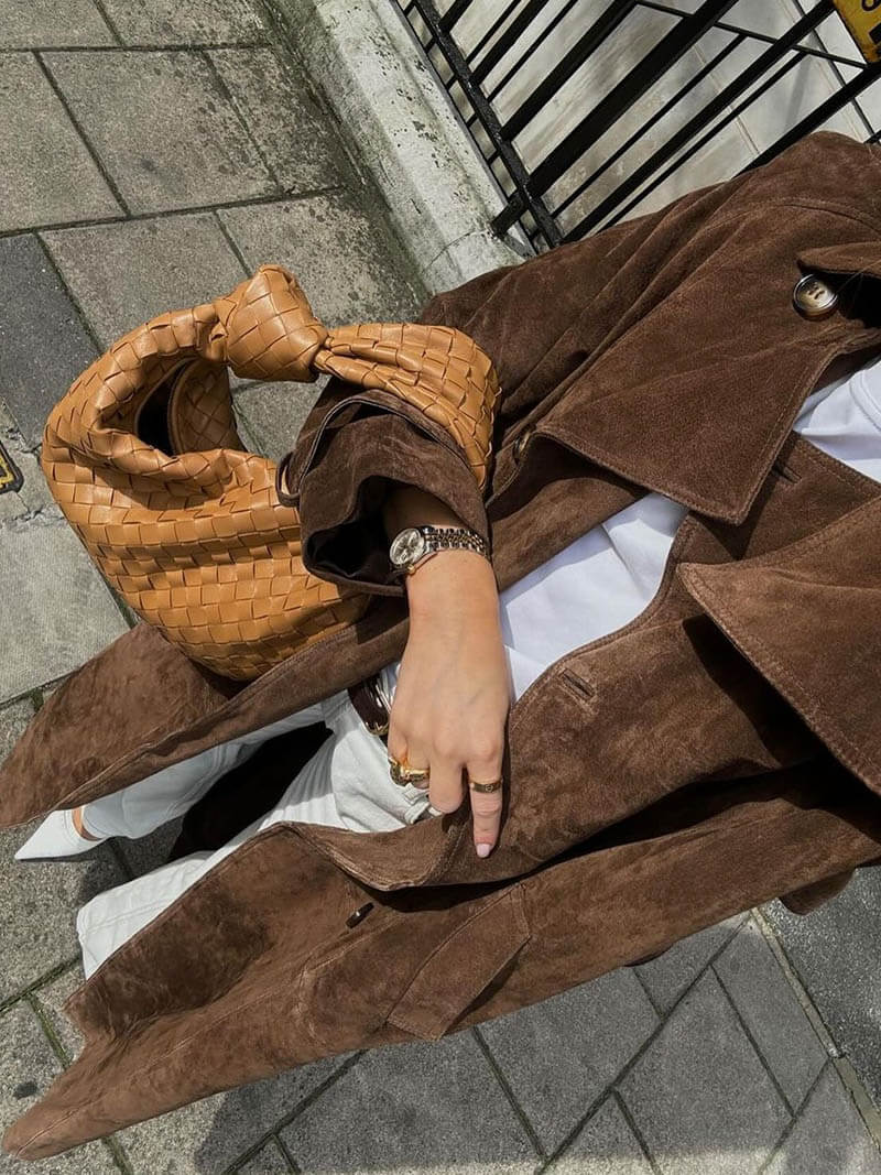 Trench Belle™ | Women's Classic Long Trench Coat | Water-Resistant Fabric, Stylish Belted Design & Comfortable Fit