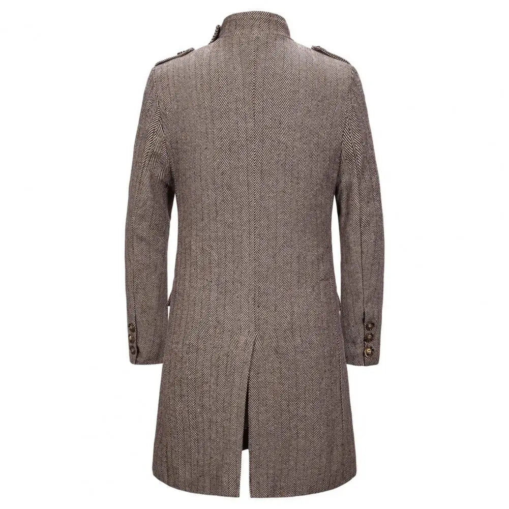 Trench Valor™ | Men's Military Trench Coat | Water-Resistant Fabric, Double-Breasted Design & Adjustable Belt