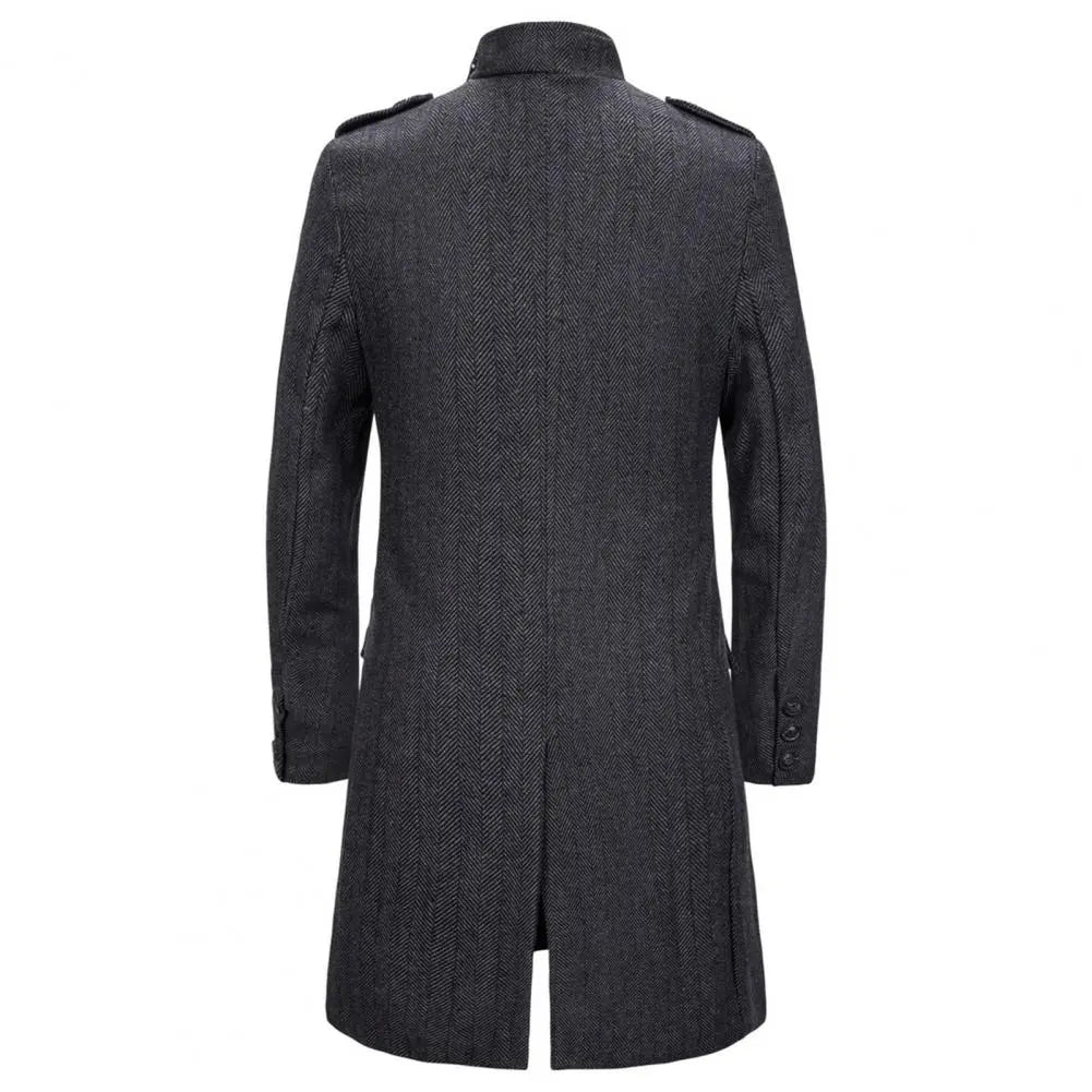 Trench Valor™ | Men's Military Trench Coat | Water-Resistant Fabric, Double-Breasted Design & Adjustable Belt