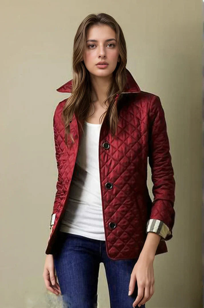 Quilted Luxe™ | Men's Stylish Quilted Jacket | Lightweight, Classic Button-Up Design for Warmth