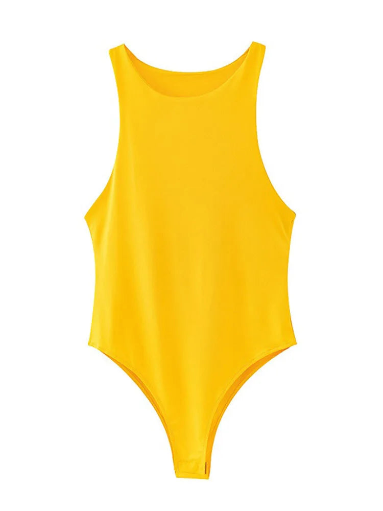 Bodycon Aura™ | Women's Summer Bodysuit | Solid Color, Slim Fit, Casual Style, Available in 8 Colors