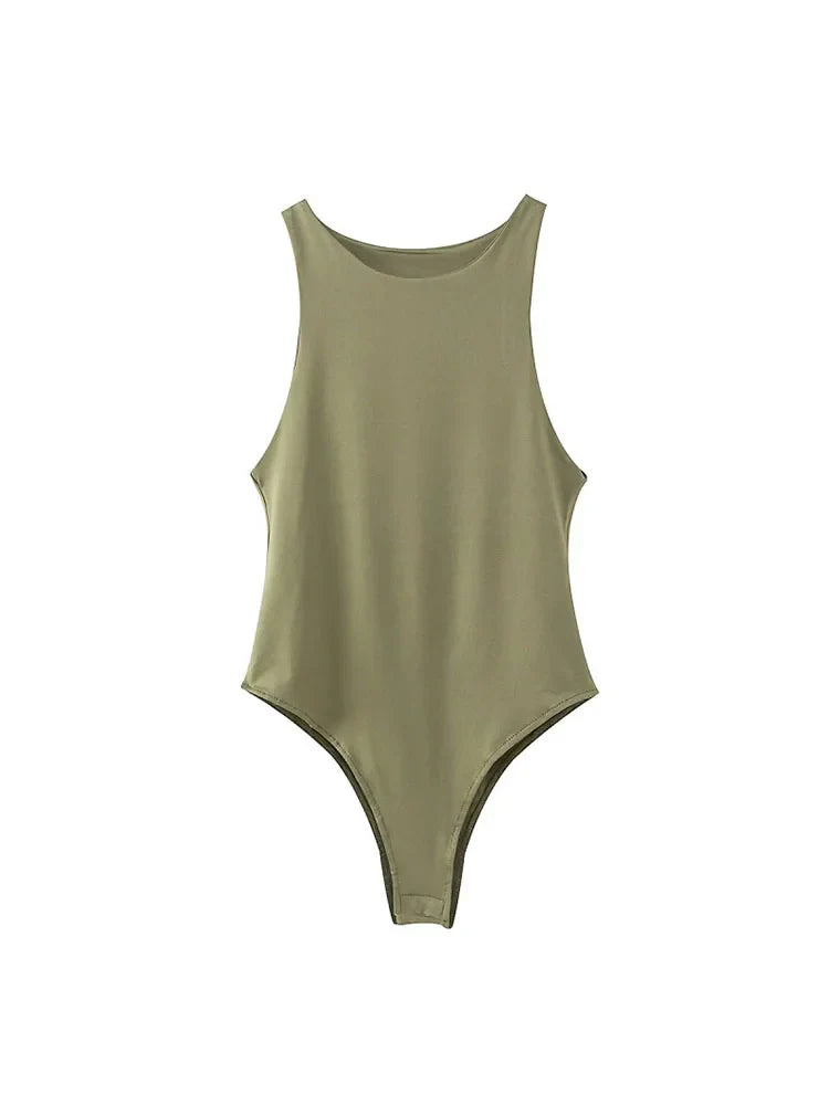 Bodycon Aura™ | Women's Summer Bodysuit | Solid Color, Slim Fit, Casual Style, Available in 8 Colors