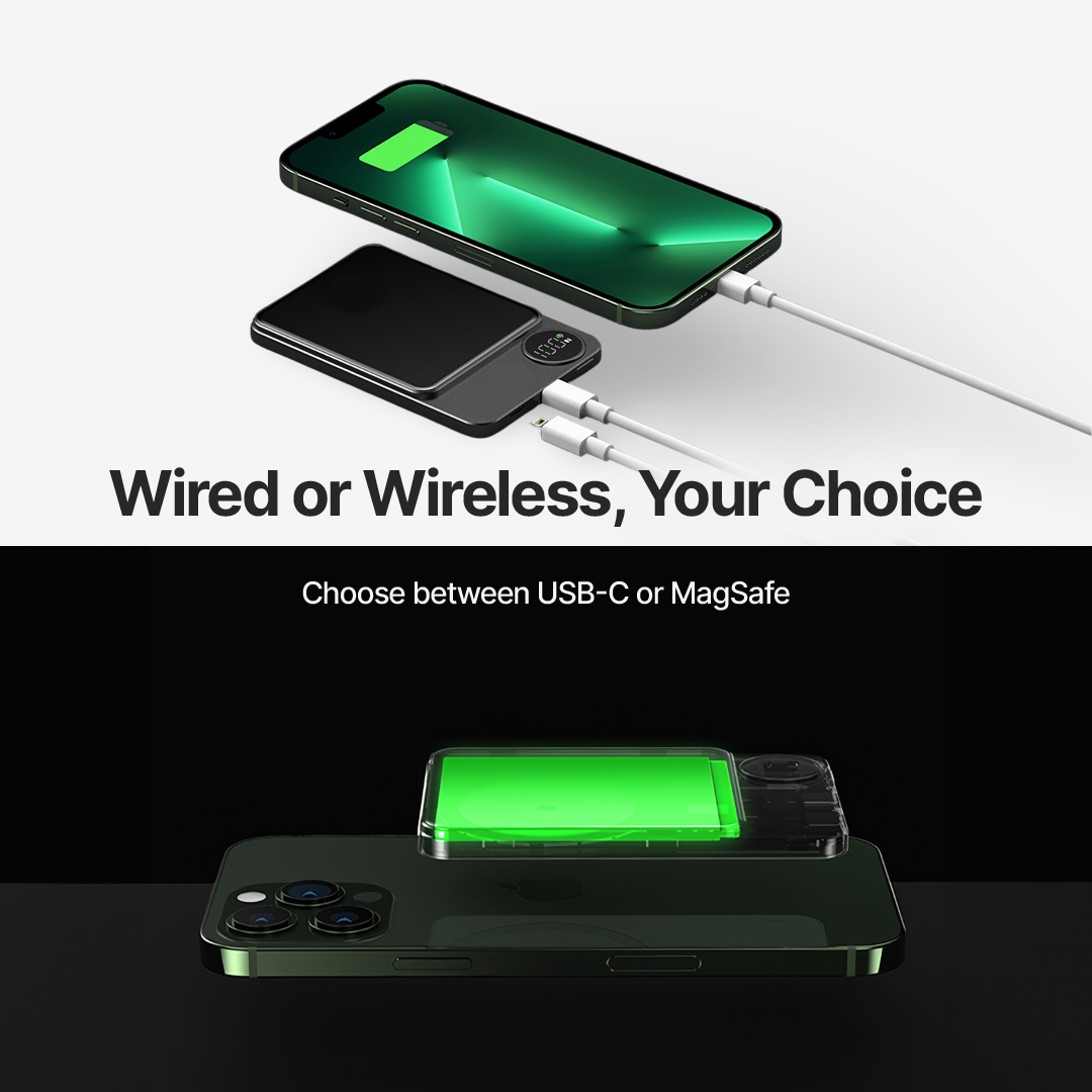 Ultra Thin Power Bank 20W | Magnetic Wireless Charging | Magnetic Power Bank