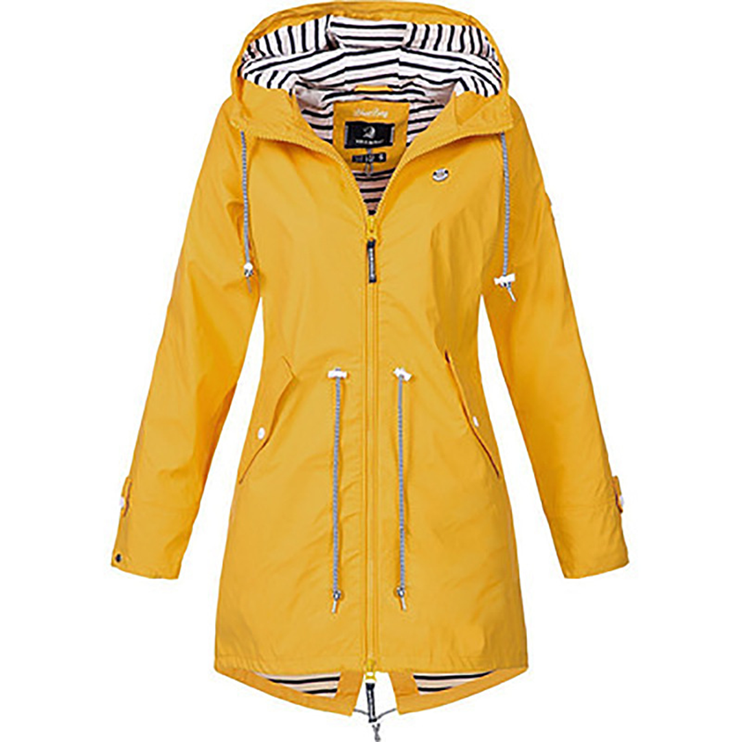 RainGuard™ | Women's Classic Raincoat | Waterproof, Lightweight Design & Adjustable Hood