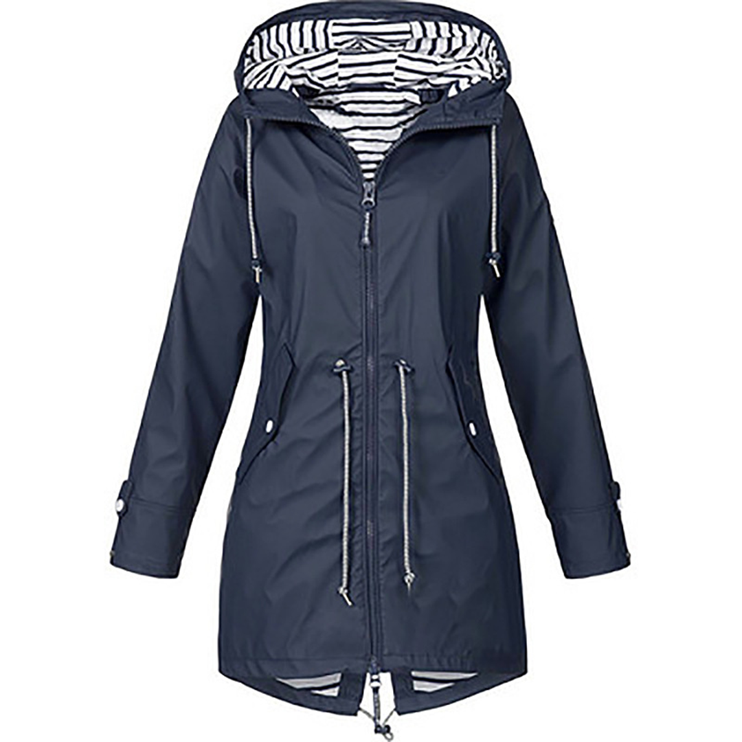 RainGuard™ | Women's Classic Raincoat | Waterproof, Lightweight Design & Adjustable Hood
