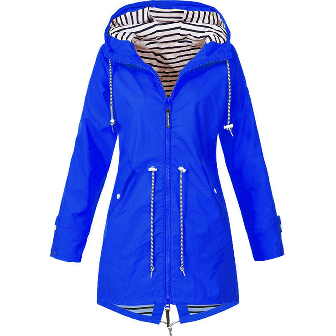RainGuard™ | Women's Classic Raincoat | Waterproof, Lightweight Design & Adjustable Hood