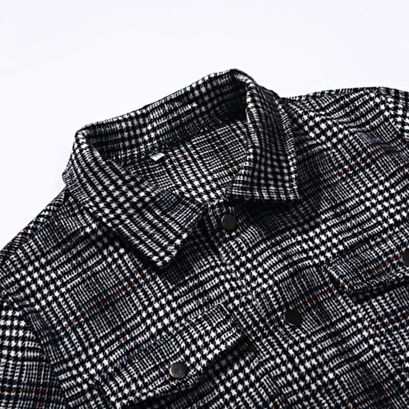 Plaid Revo™ | Men's Slim Casual Reversible Jacket | Lightweight Fabric, Stylish Plaid Design & Comfortable Fit