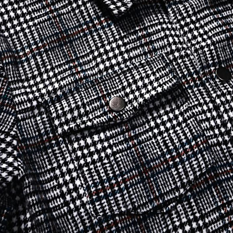 Plaid Revo™ | Men's Slim Casual Reversible Jacket | Lightweight Fabric, Stylish Plaid Design & Comfortable Fit