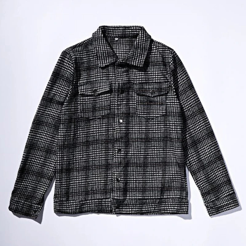 Plaid Revo™ | Men's Slim Casual Reversible Jacket | Lightweight Fabric, Stylish Plaid Design & Comfortable Fit