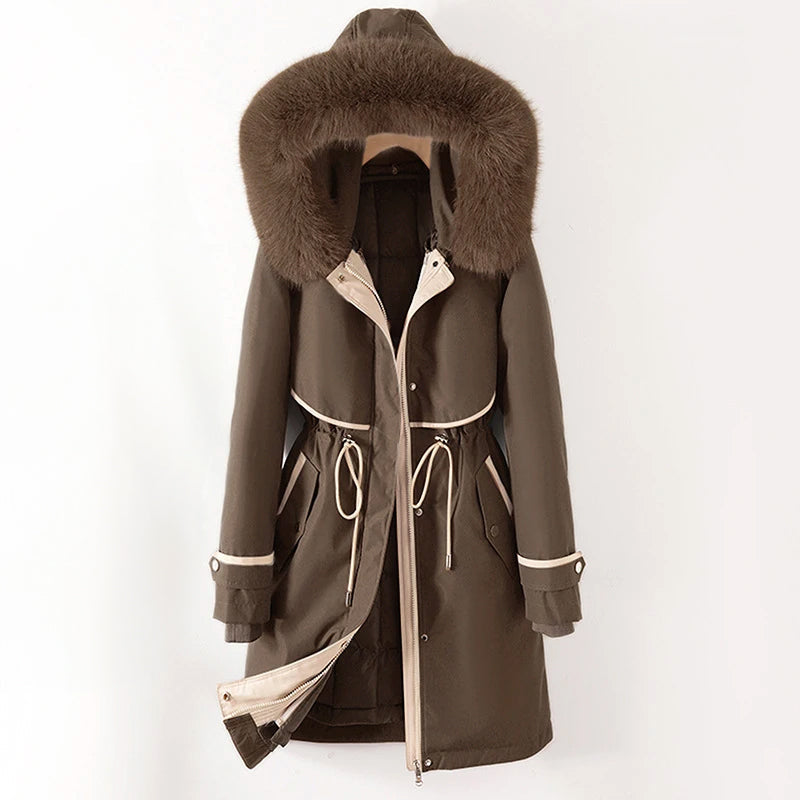 Parka Livia™ | Women's Cozy Lined Parka | Hooded, Warm Insulation, Water-Resistant Design