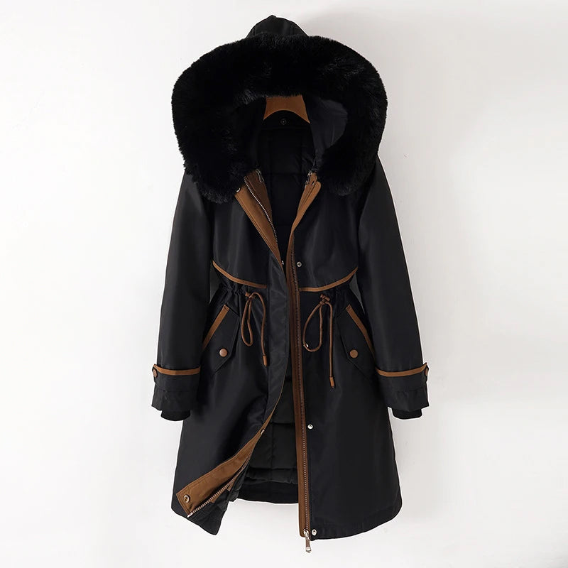 Parka Livia™ | Women's Cozy Lined Parka | Hooded, Warm Insulation, Water-Resistant Design