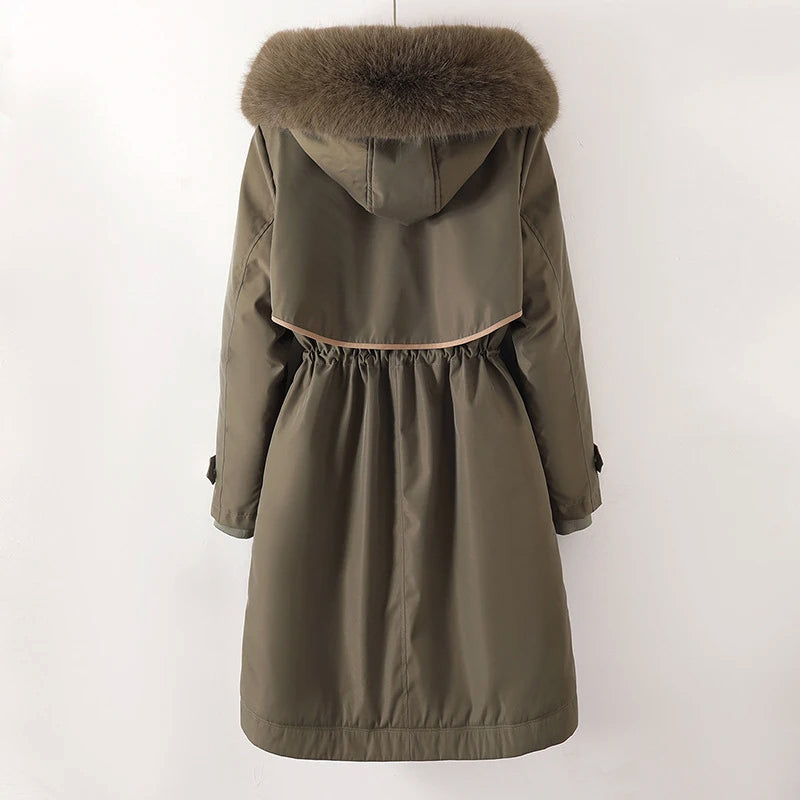 Parka Livia™ | Women's Cozy Lined Parka | Hooded, Warm Insulation, Water-Resistant Design