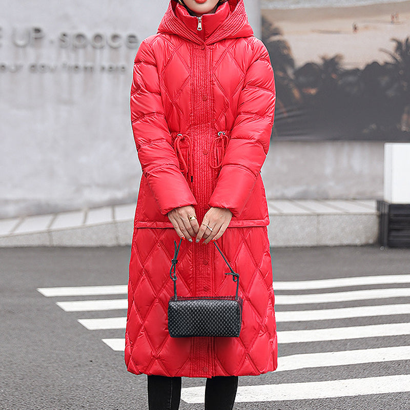 Hooded Luxe™ | Women's Lined Jacket | Warm Insulation, Stylish Design & Adjustable Hood