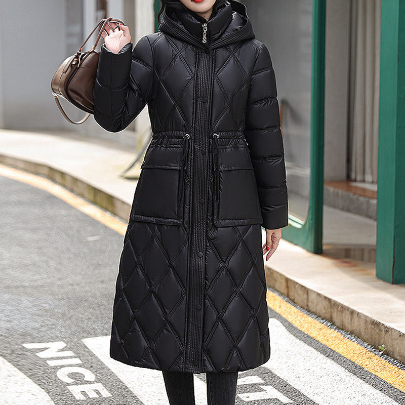 Hooded Luxe™ | Women's Lined Jacket | Warm Insulation, Stylish Design & Adjustable Hood