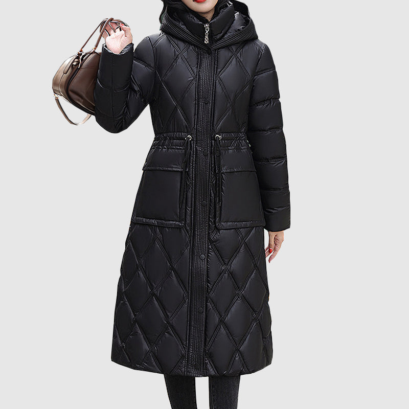 Hooded Luxe™ | Women's Lined Jacket | Warm Insulation, Stylish Design & Adjustable Hood