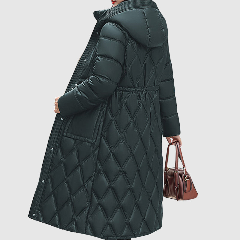 Hooded Luxe™ | Women's Lined Jacket | Warm Insulation, Stylish Design & Adjustable Hood