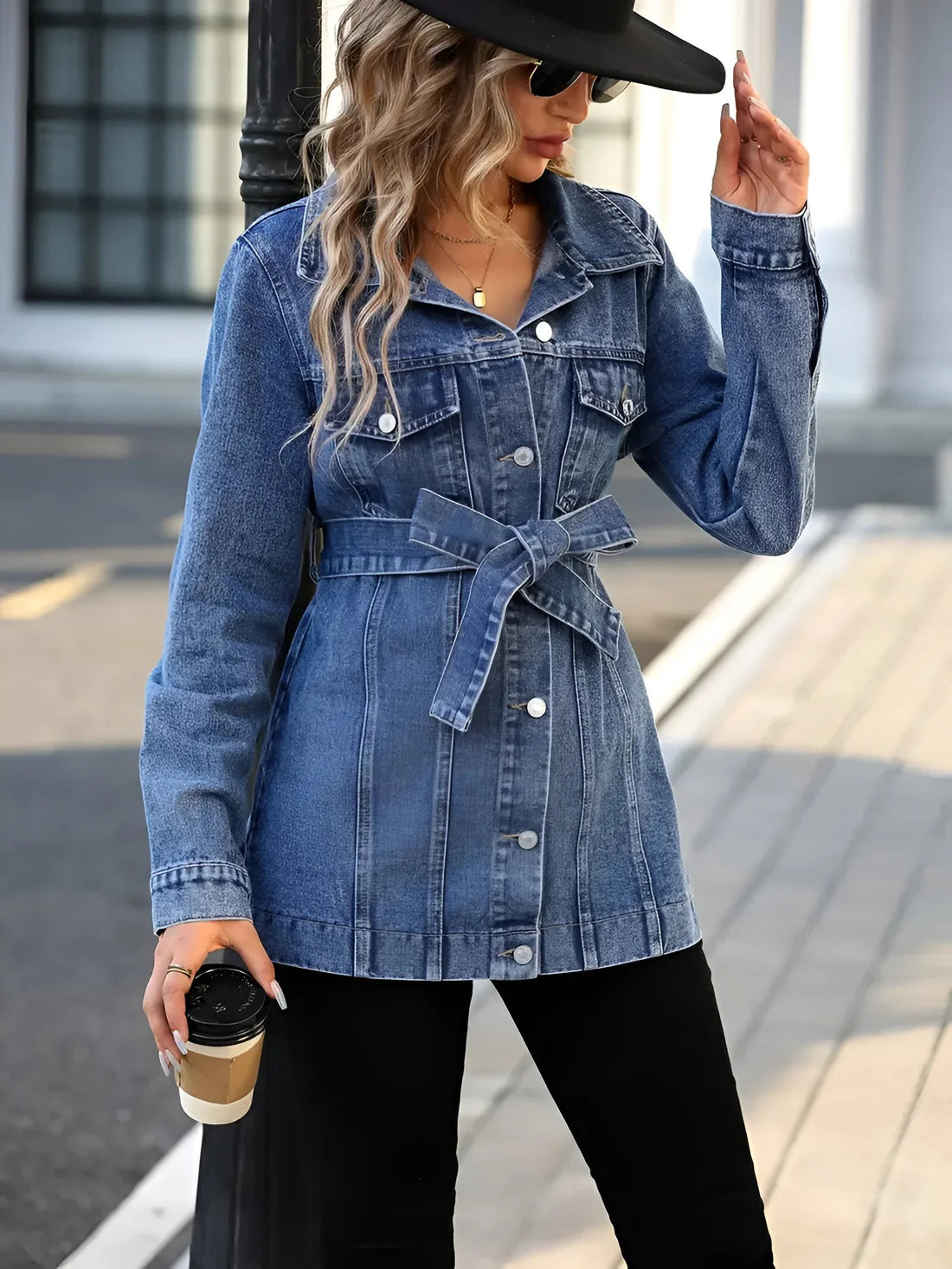 Jacket Vireo™ | Trendy Denim Jacket | Shoulder Straps, Stylish Design & Comfortable Fit