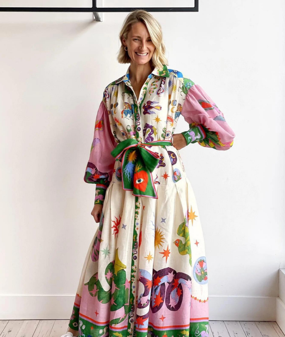 Perona Belleza™ | Women's Italian Maxi Dress | Lightweight Fabric, Flowy Design & Adjustable Straps