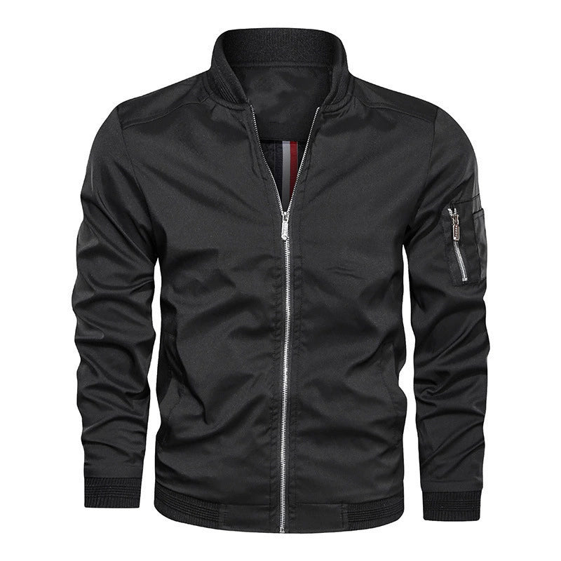 Outdoor Zephyr™ | Men's Classic Zip-Up Jacket | Lightweight, Water-Resistant Fabric & Breathable Design