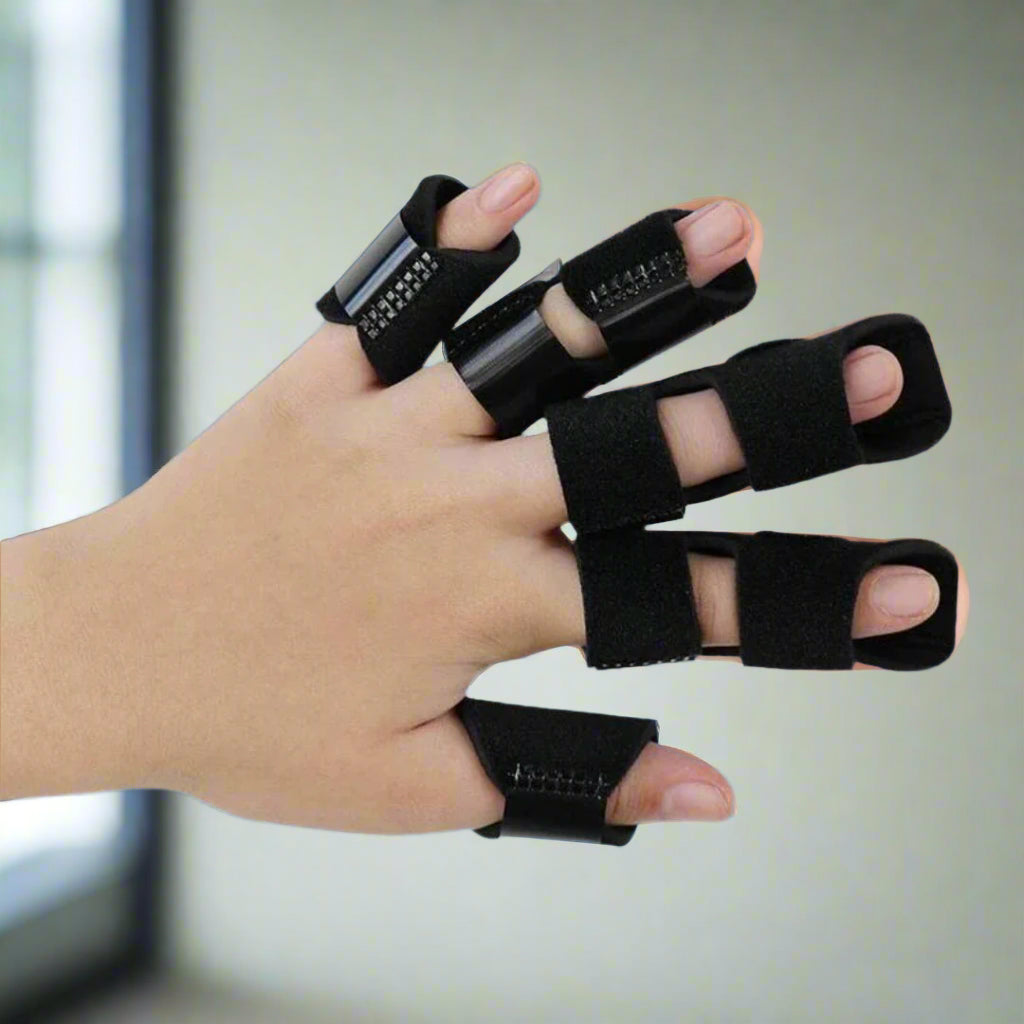 Finger Splint for Arthritis and Tendonitis – Adjustable Stabilizer Brace for Finger Rehabilitation