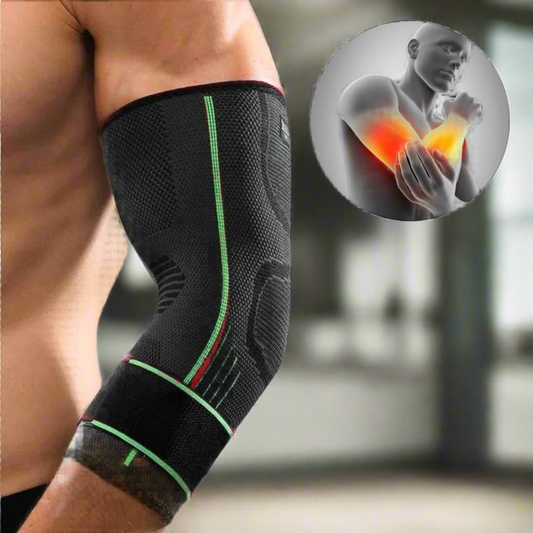 Orthopedic Elbow Brace for Pain Relief, Tendonitis, Arthritis & Injury Recovery - Adjustable Support Sleeve for Comfort & Stability