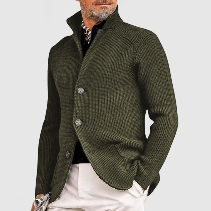 Cardigan Max™ | Men's Knitted Cardigan | Classic Button-Up, Ribbed Design & Comfortable Fit