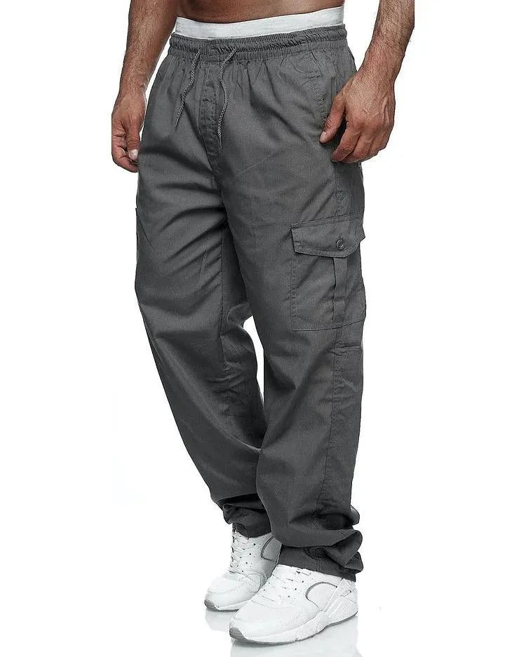 Cargo Flex™ | Men's Loose Fit Cargo Pants | Elastic Waistband, Multiple Pockets & Durable Fabric